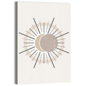 Sun Print Boho Minimalist II Wall Art