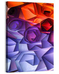 Geometric Paper Flowers Wall Art