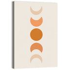 Textured Moon Phases Wall Art