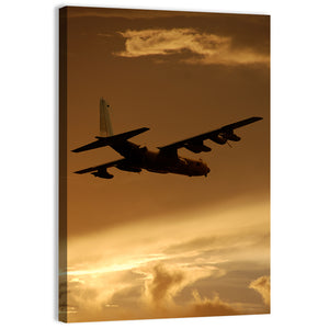 Military Freight Transport Plane Wall Art