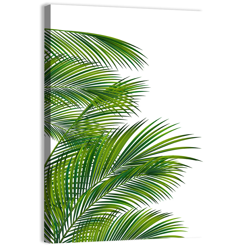 Asymmetrical Palm Fronds Wall Art