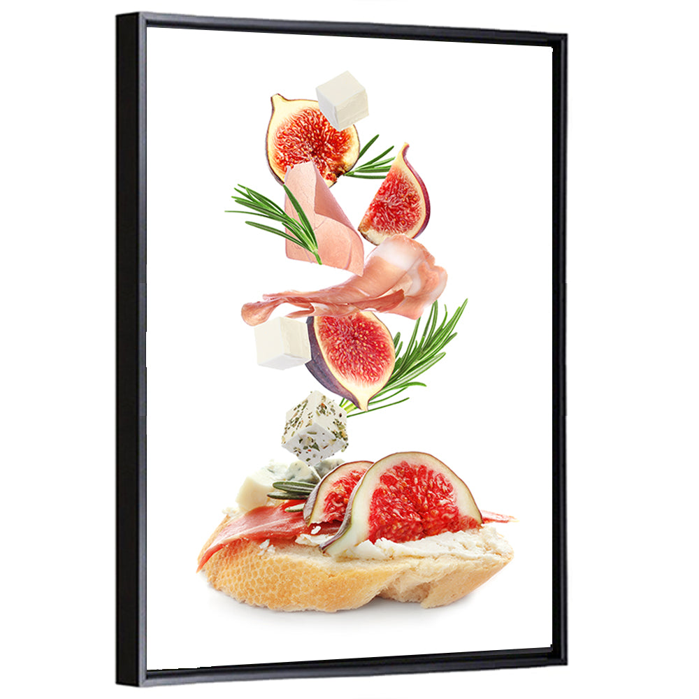 Bruschetta with Figs and Prosciutto Wall Art