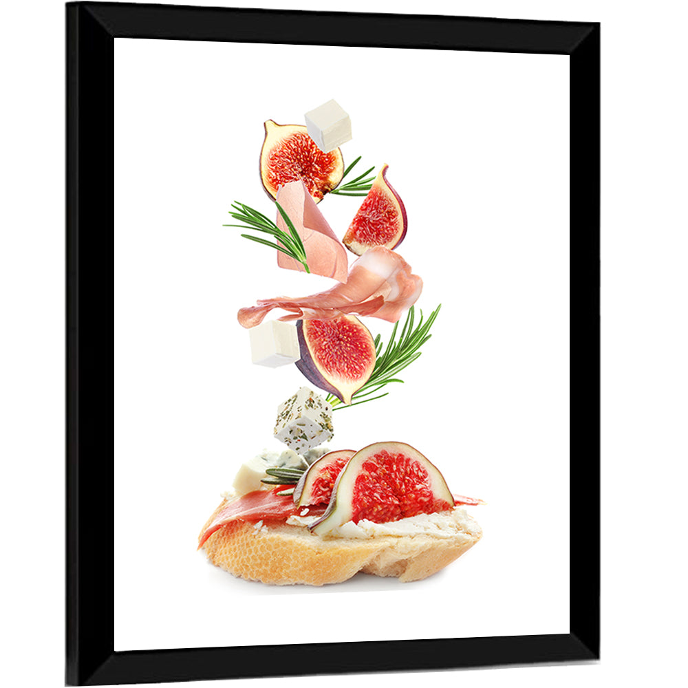 Bruschetta with Figs and Prosciutto Wall Art