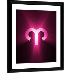 Aries Symbol Wall Art