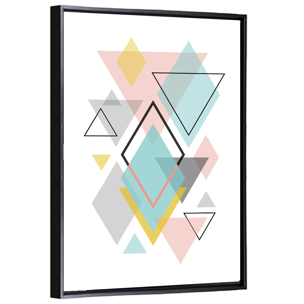 Scandinavian Geometric Study Wall Art