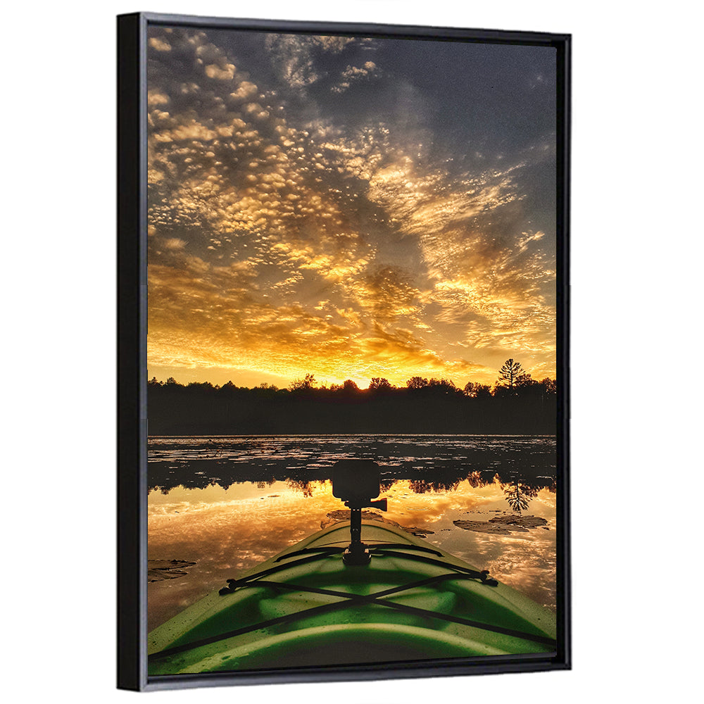 Beaver Dam Canada Sunset Wall Art