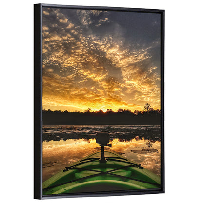 Beaver Dam Canada Sunset Wall Art