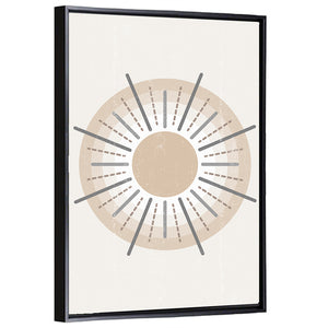 Sun Print Boho Minimalist I Wall Art