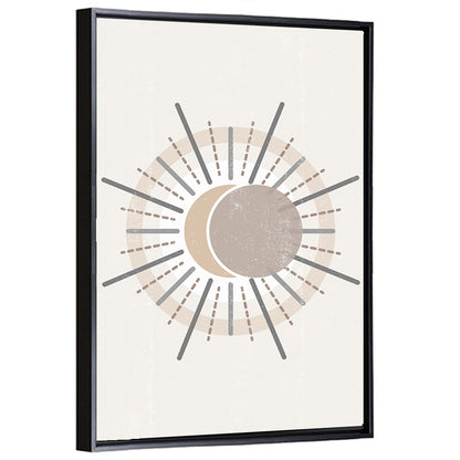 Sun Print Boho Minimalist II Wall Art