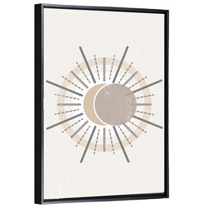 Sun Print Boho Minimalist II Wall Art