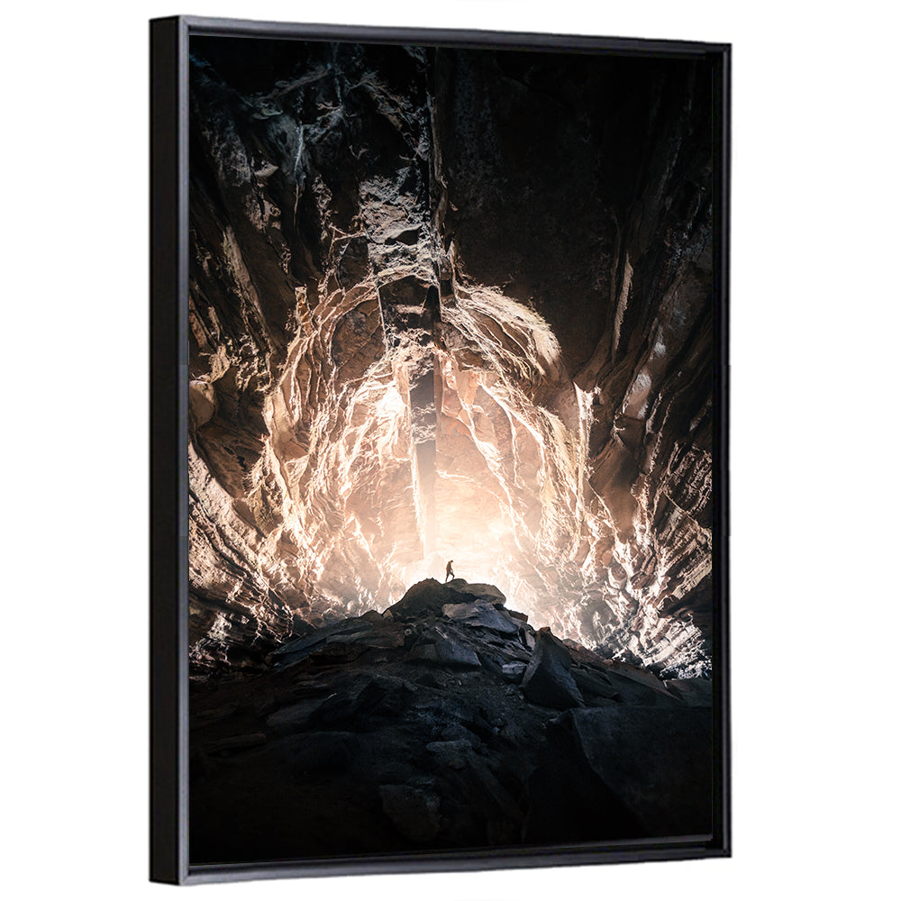 Secret Cave Silhouette Wall Art