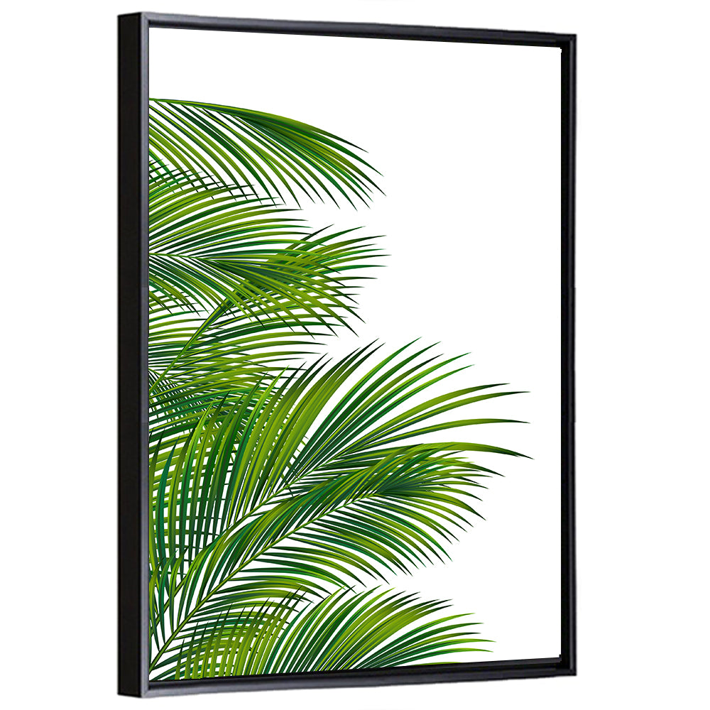 Asymmetrical Palm Fronds Wall Art