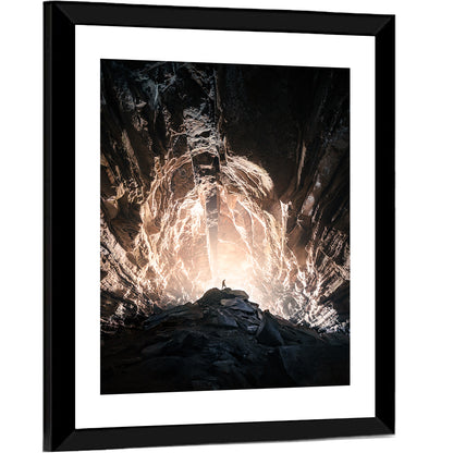Secret Cave Silhouette Wall Art
