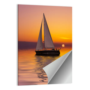 Sailboat Sunset Wall Art