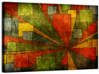 Radial City Cubes Wall Art