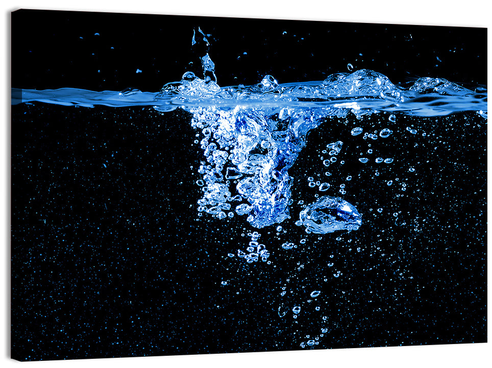 Underwater Bubble Motion Wall Art