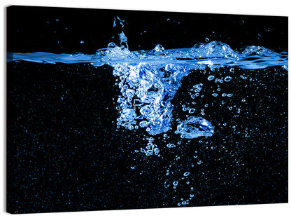 Underwater Bubble Motion Wall Art