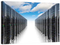 Data Center Corridor Cloudscape Wall Art