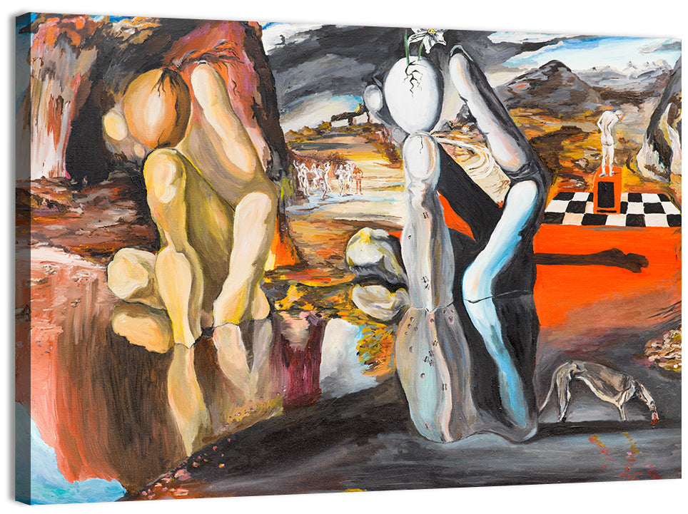 Metamorphosis of Narcissus Split Scene Wall Art