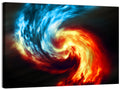 Smoky Spiral Vortex Wall Art