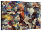 Colorful Brushstroke Composition Wall Art