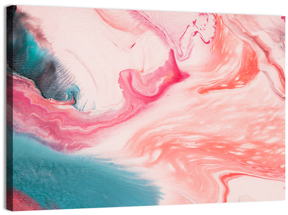 Marbled Swirl Abstract Wall Art