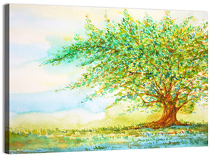 Summer Season Illustration Wall Art