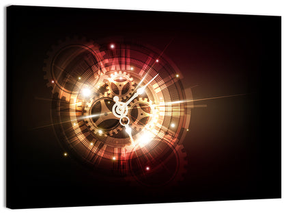 Steampunk Time Machine Concept Wall Art