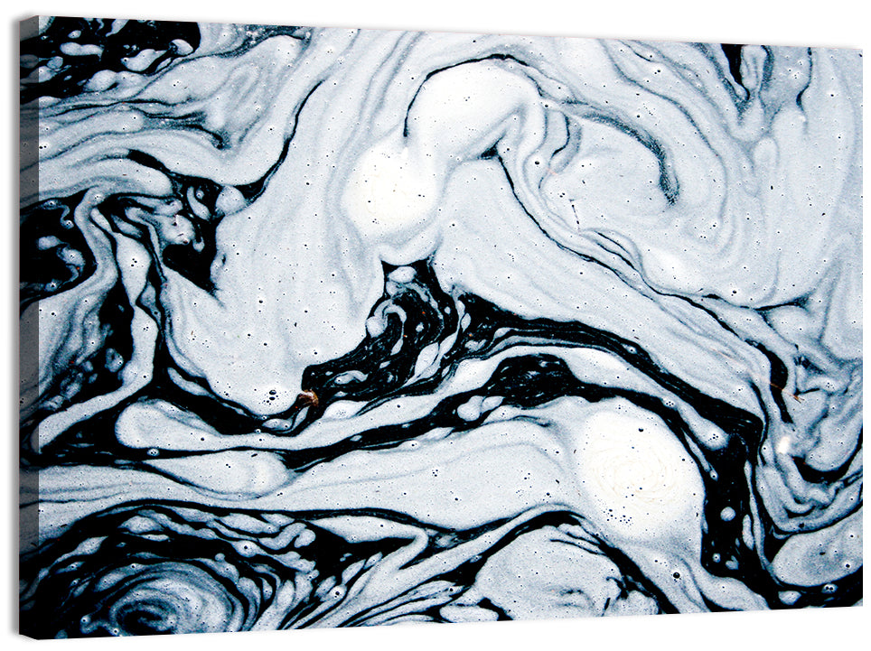 Foam Swirl Abstract Wall Art