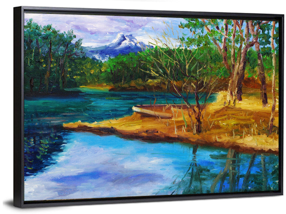Autumn Mountain Stream Wall Art