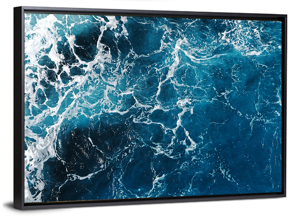 Aerial Sea Texture Wall Art