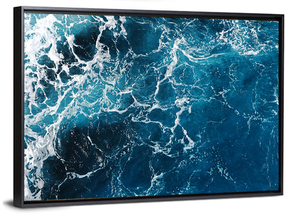 Aerial Sea Texture Wall Art