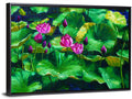 Impressionist Lotus Pond Wall Art