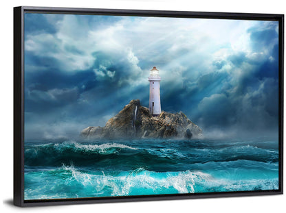 Rocky Island Lighthouse Wall Art