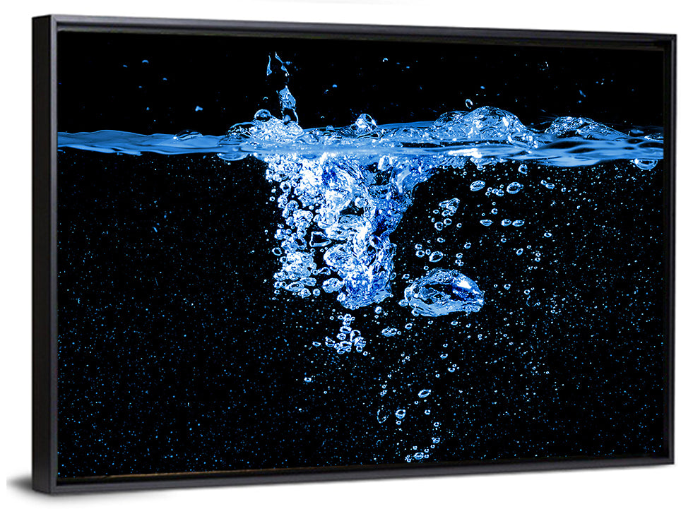 Underwater Bubble Motion Wall Art