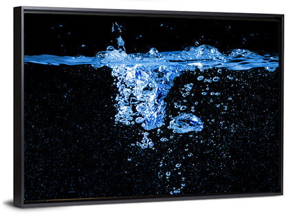 Underwater Bubble Motion Wall Art