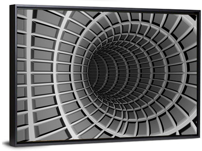 Metal Tunnel Abstraction Wall Art