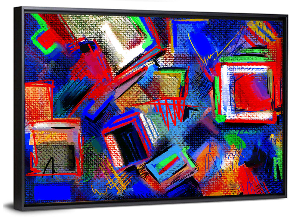 Layered Hand Drawn Composition Wall Art