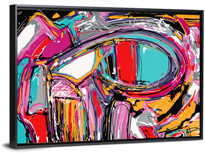 Elliptical Swirl Abstract Wall Art