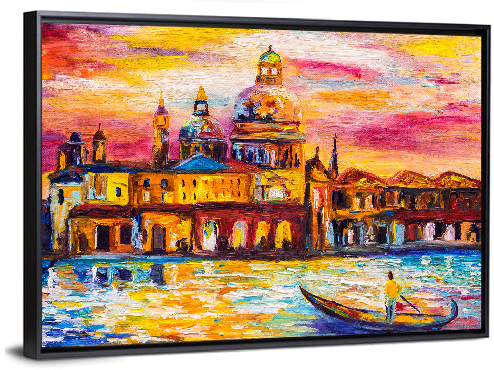 Venetian Sunset Oil Painting Wall Art