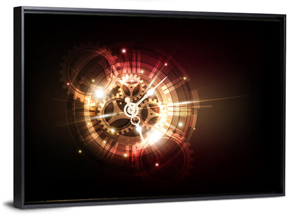 Steampunk Time Machine Concept Wall Art
