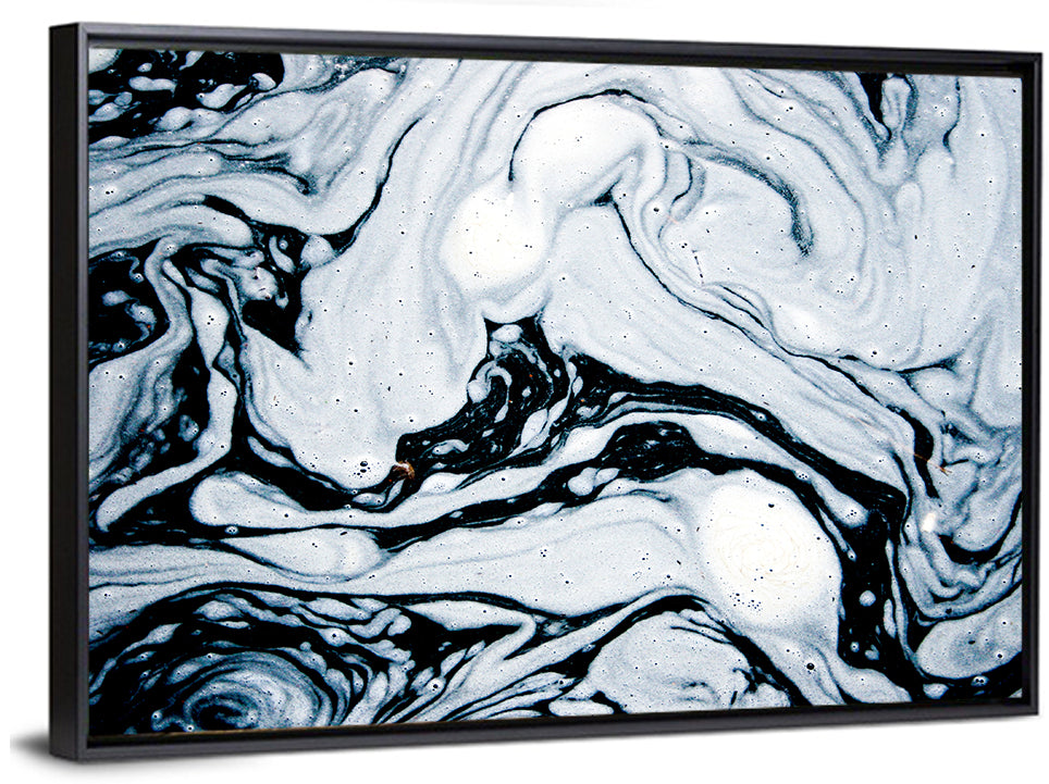 Foam Swirl Abstract Wall Art