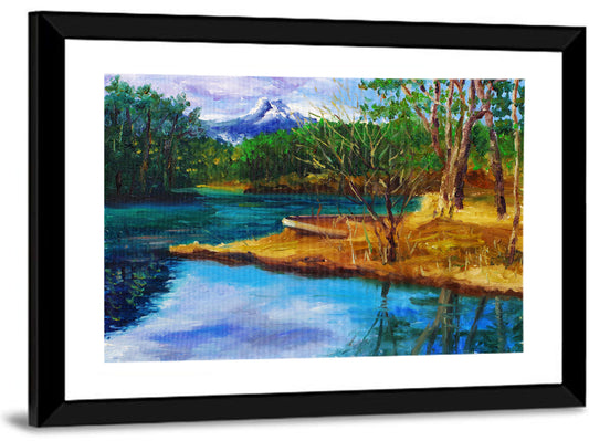 Autumn Mountain Stream Wall Art