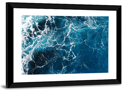 Aerial Sea Texture Wall Art
