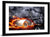 Fire Car Illustration Wall Art