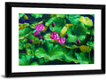 Impressionist Lotus Pond Wall Art