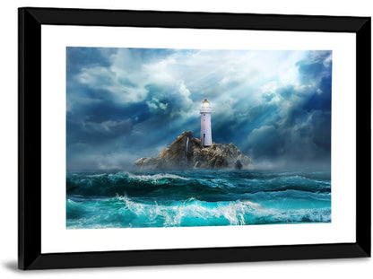 Rocky Island Lighthouse Wall Art
