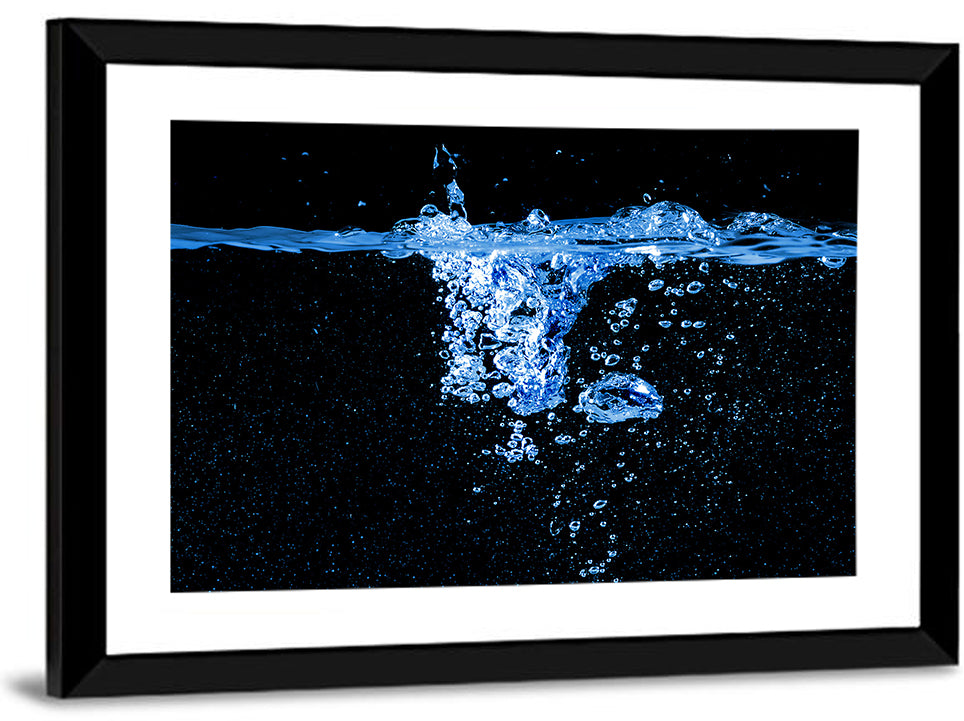 Underwater Bubble Motion Wall Art