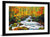 Autumn Forest Stream Illustration Wall Art