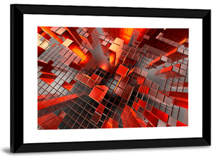 Future City Abstract Wall Art